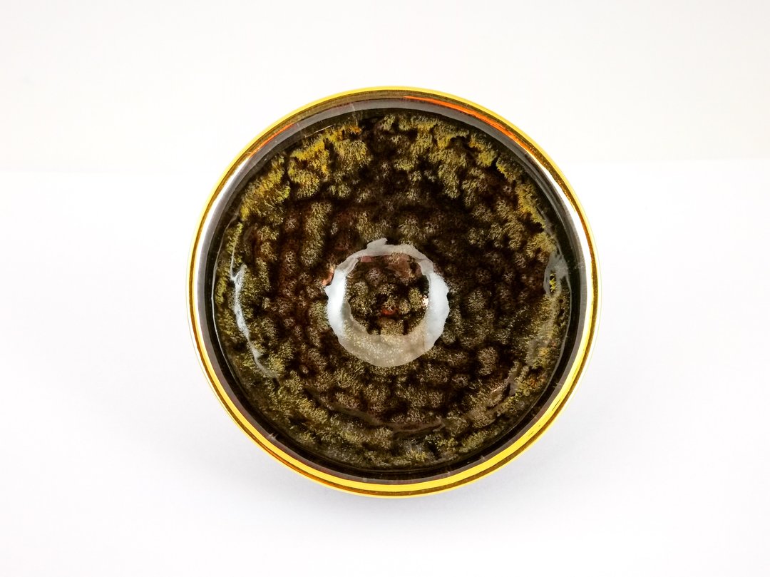 【大立窑】鎏金金秋 天目杯 ( 9 x 5公分款-1入/盒 ) - 茶具/茶杯 - 瓷 