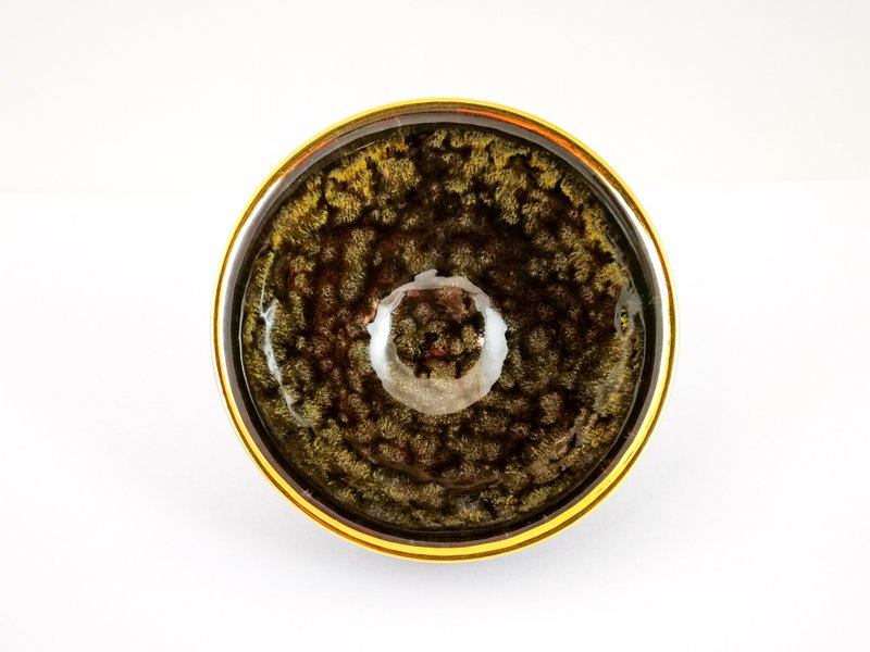 【大立窑】鎏金金秋 天目杯 ( 9 x 5公分款-1入/盒 ) - 茶具/茶杯 - 瓷 