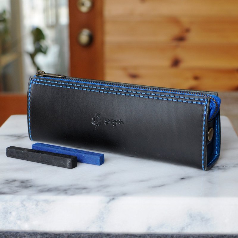 Simple zipper pen case No.10 Buttero - 铅笔盒/笔袋 - 真皮 多色