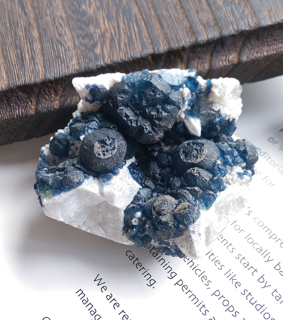 Fluorite 内蒙古产地 蓝莓萤石 天然矿石 原矿 - 摆饰 - 其他材质 
