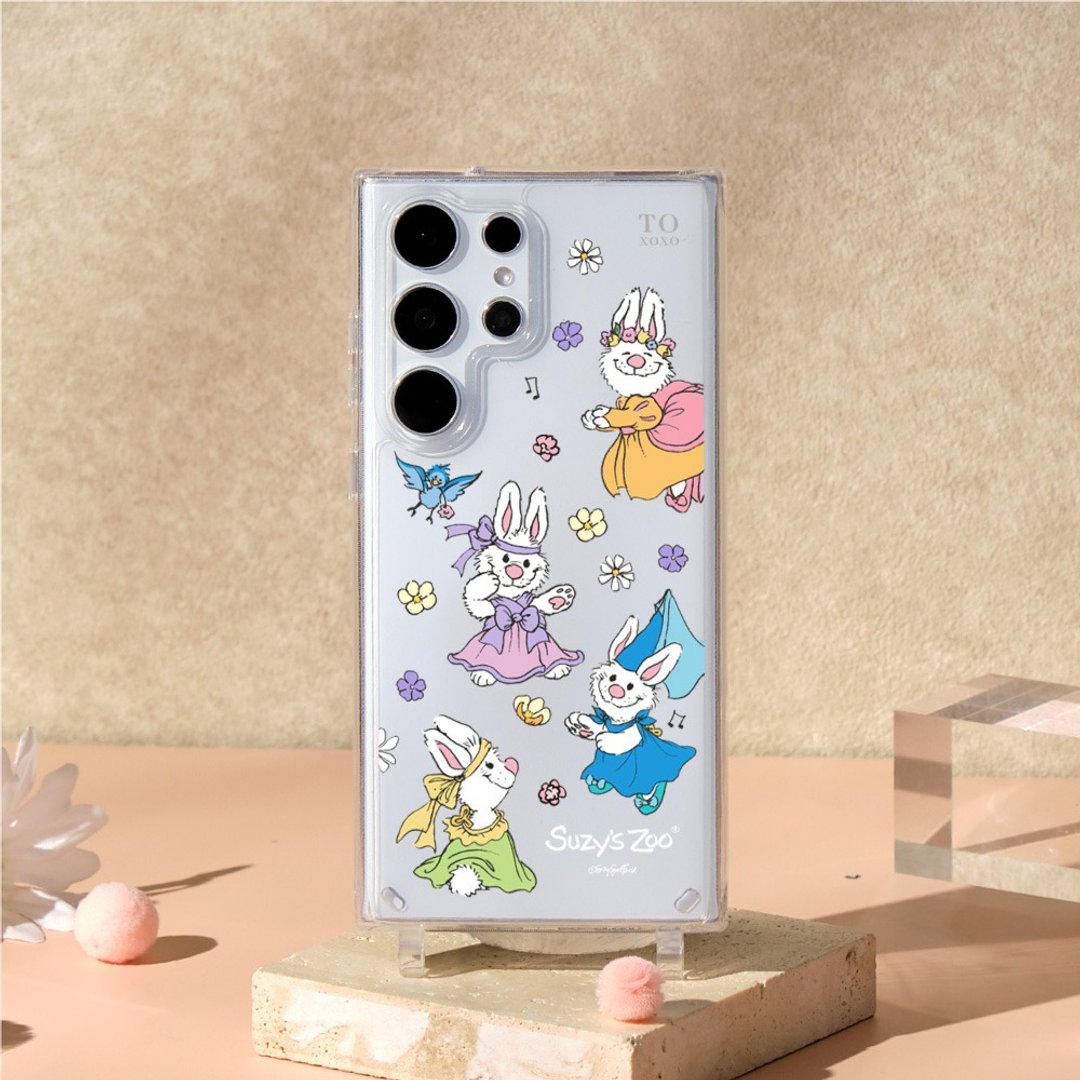 Suzy's Zoo魔法花园晶石透明防摔SAMSUNG绳挂手机壳 - 手机壳/手机套 - 塑料 多色