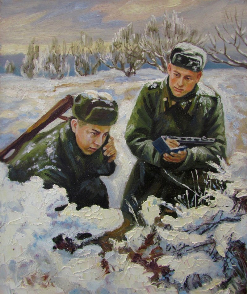 Portrait of the military, The military in the picture - 墙贴/壁贴 - 其他材质 