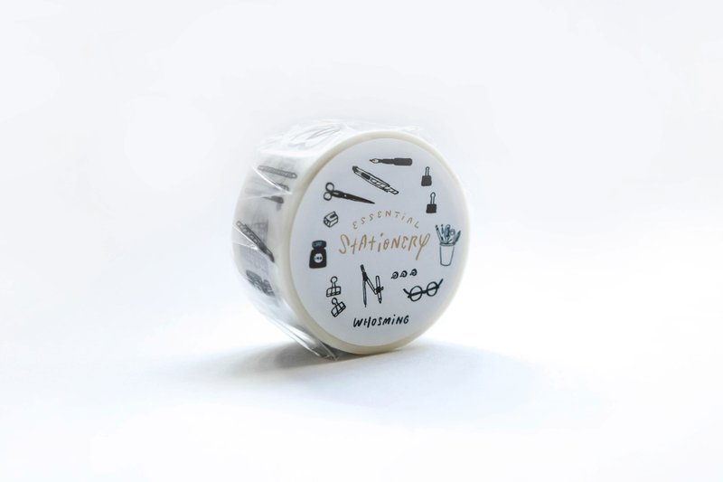 WHOSMiNG × 手纸社 - ESSENTIAL STATIONERY 纸胶带 - 纸胶带 - 纸 白色