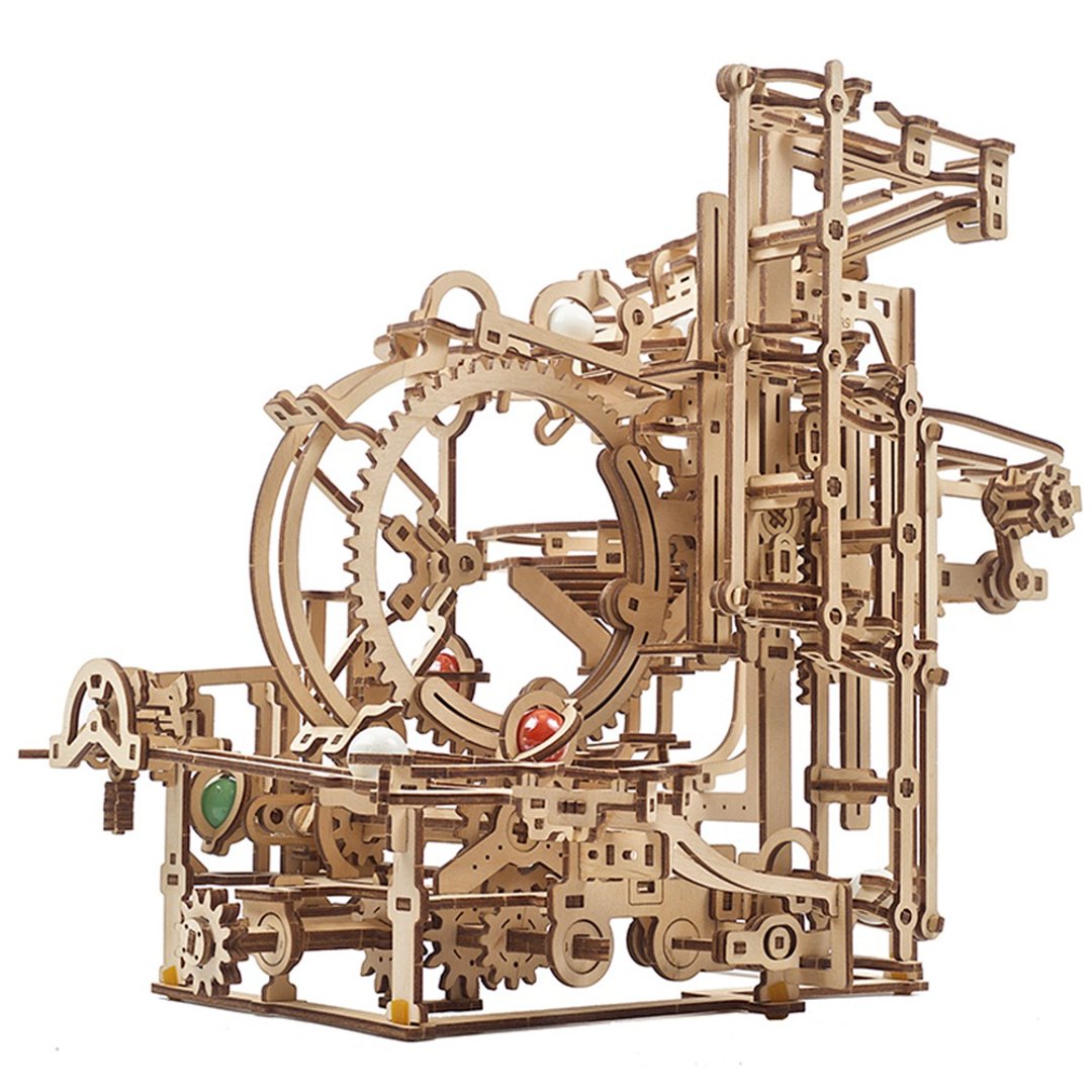 /Ugears/ 乌克兰木制模型 疯狂弹珠台2号-阶梯升降系统 - 木工/竹艺/纸艺 - 木头 