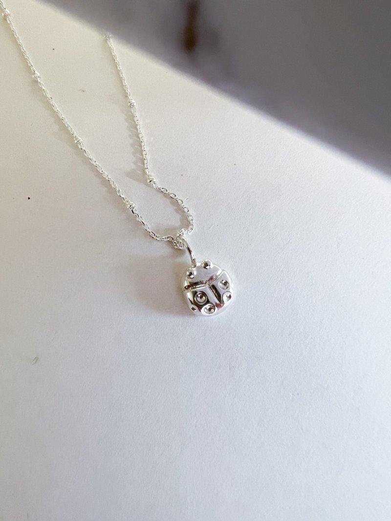 小森箖系列—飘虫—纯银项链 - 项链 - 纯银 银色