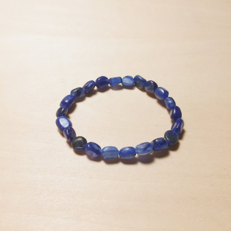 不规则深蓝晶石手环 - 手链/手环 - 水晶 蓝色