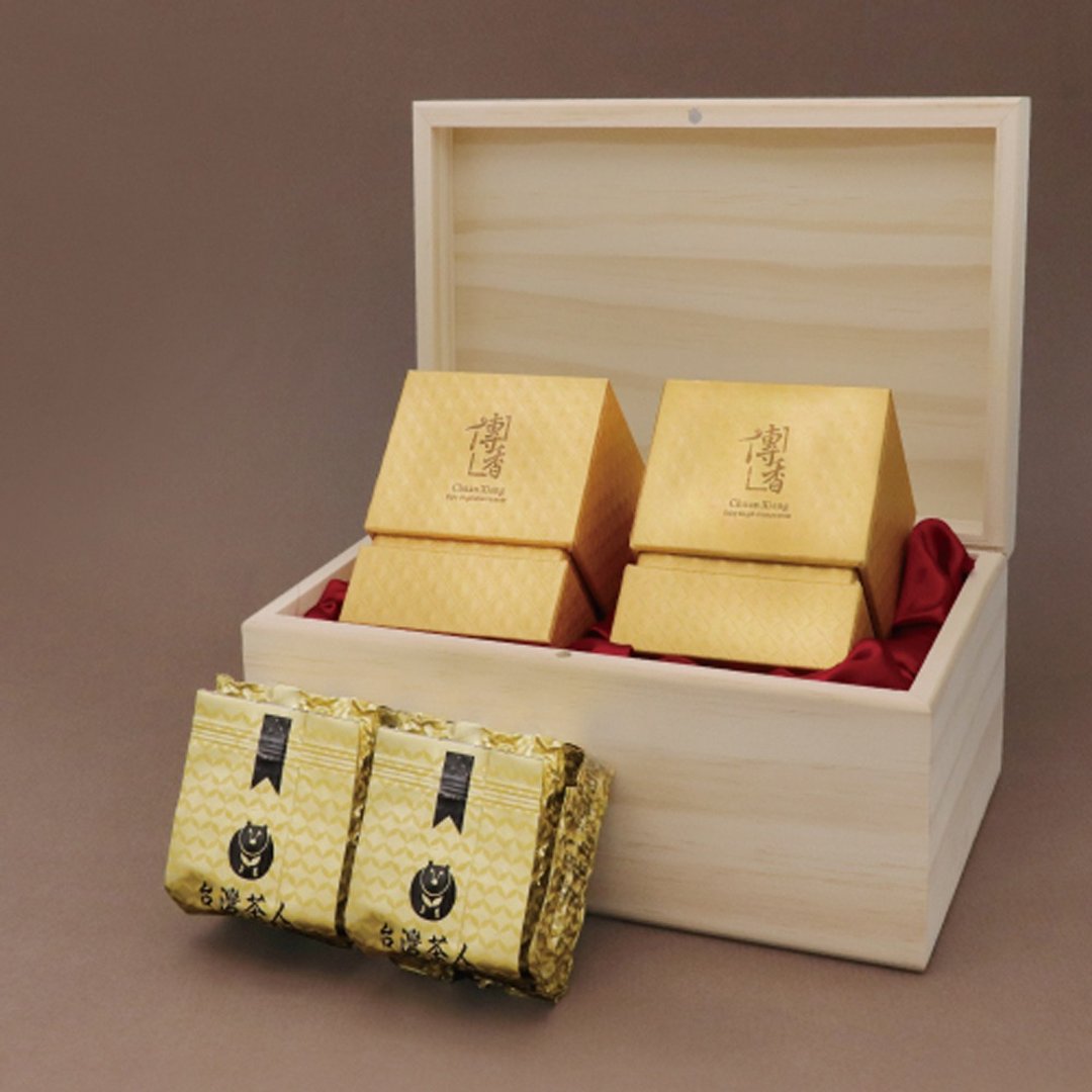 年节礼盒│ 天岚杉林溪乌龙礼盒 - 茶 - 其他材质 金色