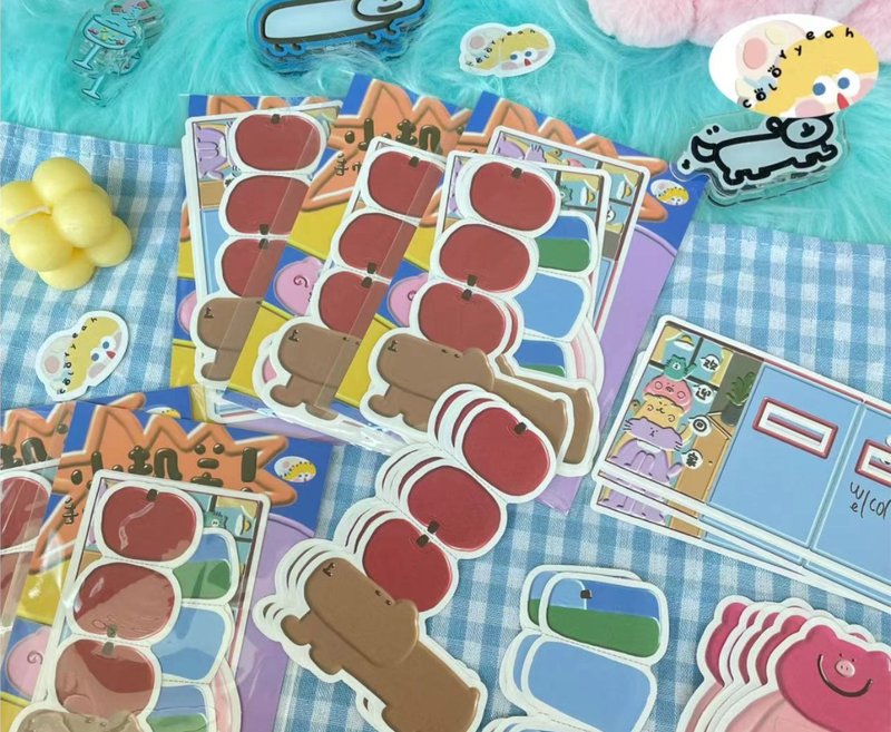 【coloryeah】 异形小机关手帐 - 笔记本/手帐 - 其他材质 多色