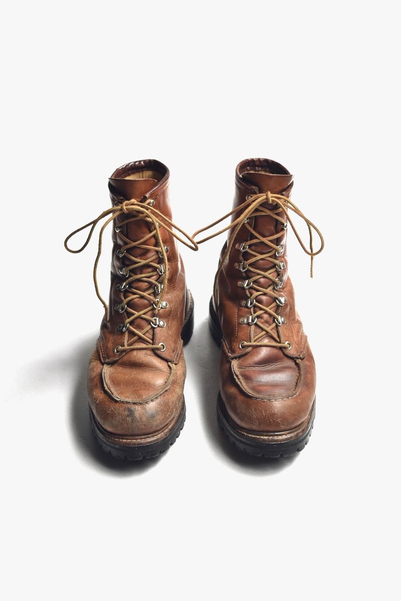 60s Red Wing 诧寂之美猎靴 | Red Wing Irish Setter 855 US 8.5 - 男款靴子 - 真皮 橘色