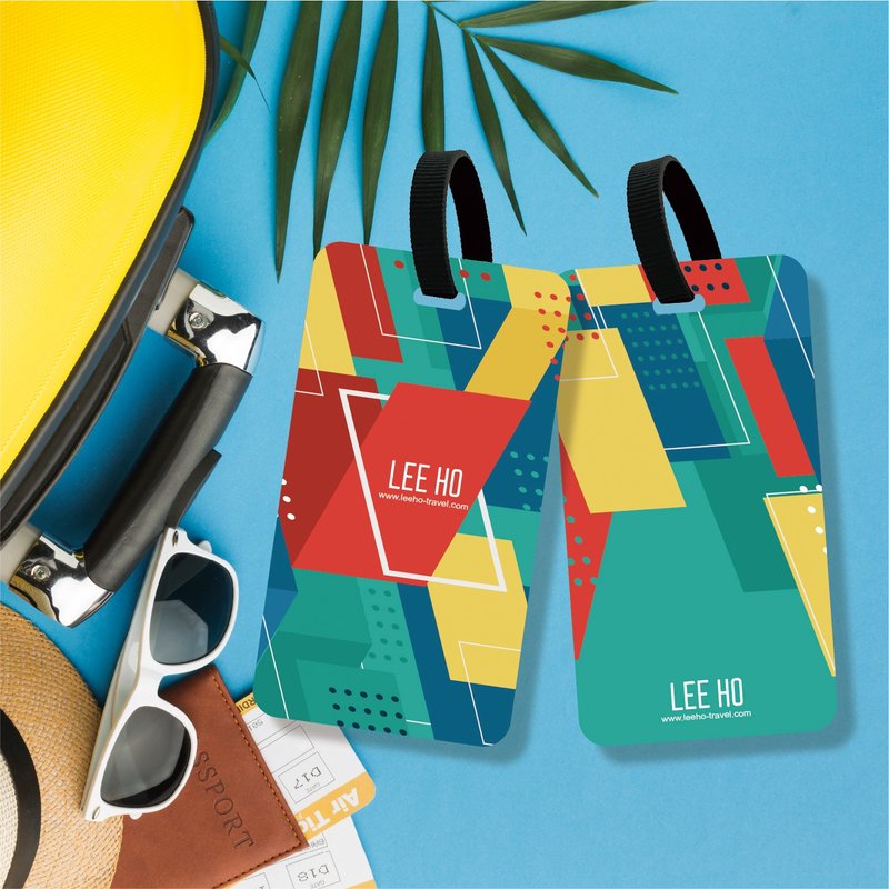 【定制化吊牌_现代几何】行李吊牌一片就能印/背包吊饰/生日礼物 - 行李吊牌 - 塑料 