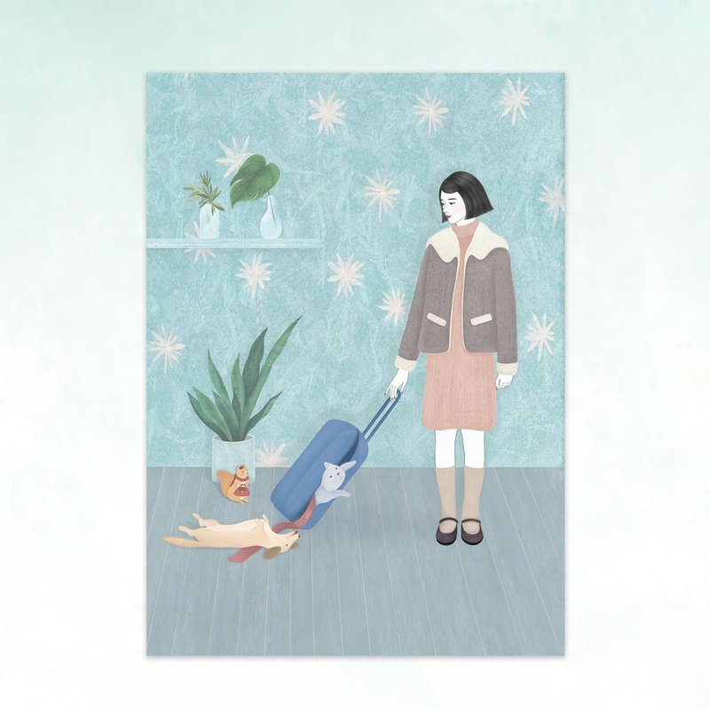 日纪 ⁄  2月 / 画卡 - 卡片/明信片 - 纸 多色