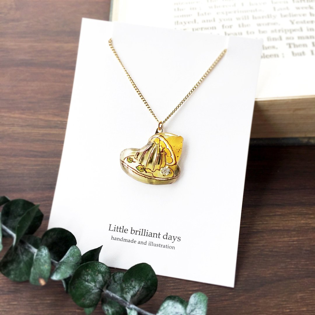Lemon squeezer necklace Lemon squeezer necklace - 项链 - 塑料 黄色