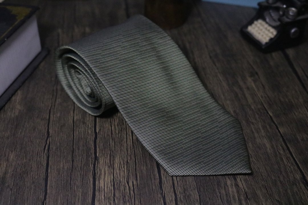 绿色暗纹真丝商务领带礼盒装tie - 领带/领带夹 - 丝．绢 绿色