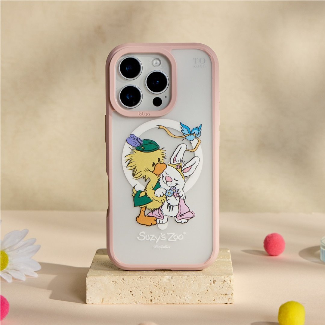 Suzy's Zoo骑士与公主相拥极光雾透MagSafe iPhone手机壳 - 手机壳/手机套 - 塑料 多色