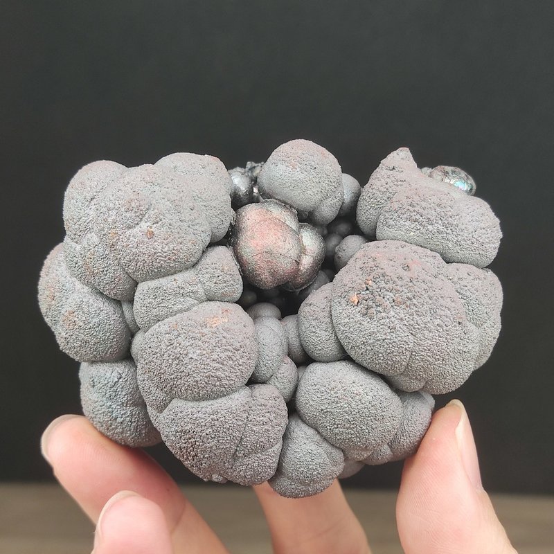 顶级 大佛珠力泥活石(蓝紫绿色) 招财 升运 冥想 改善气场驱小人 - 摆饰 - 宝石 银色