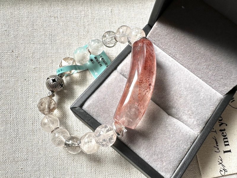 红胶花镯型设计款手串 - 手链/手环 - 水晶 