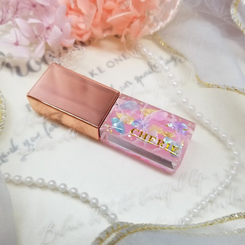 【主图款-粉红底色贝壳云石】定制人名随身碟USB 毕业礼物 情人 - U盘 - 其他材质 