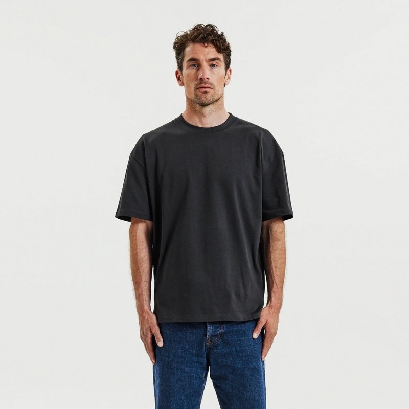 Bread & Boxers Heavy 重磅高端厚T - 烟熏灰 - 男装上衣/T 恤 - 棉．麻 灰色