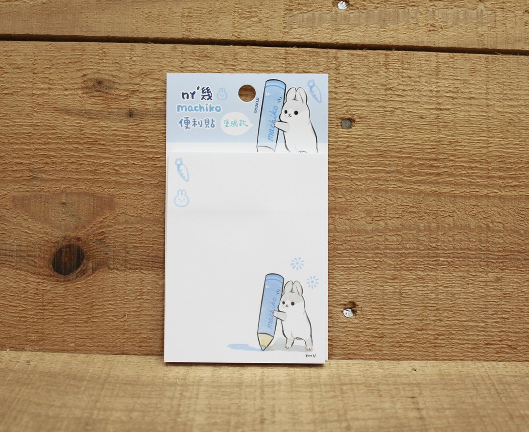 【便利贴】 ㄇㄚˊ几长型便利贴(涂鸦款)50912 - 便条纸/标签贴 - 纸 白色