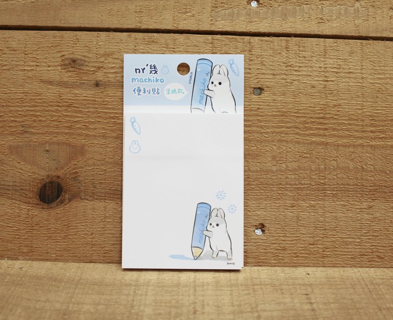 【便利贴】 ㄇㄚˊ几长型便利贴(涂鸦款)50912 - 便条纸/标签贴 - 纸 白色