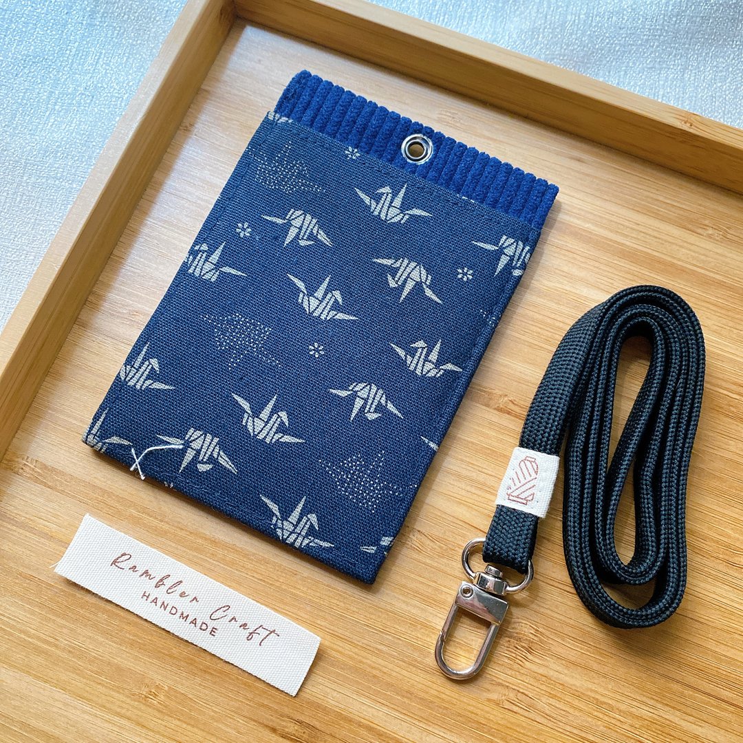 证件套 识别证卡套 悠游卡套 挂颈卡套 Card Holder 千纸鹤款 - 证件套/卡套 - 棉 