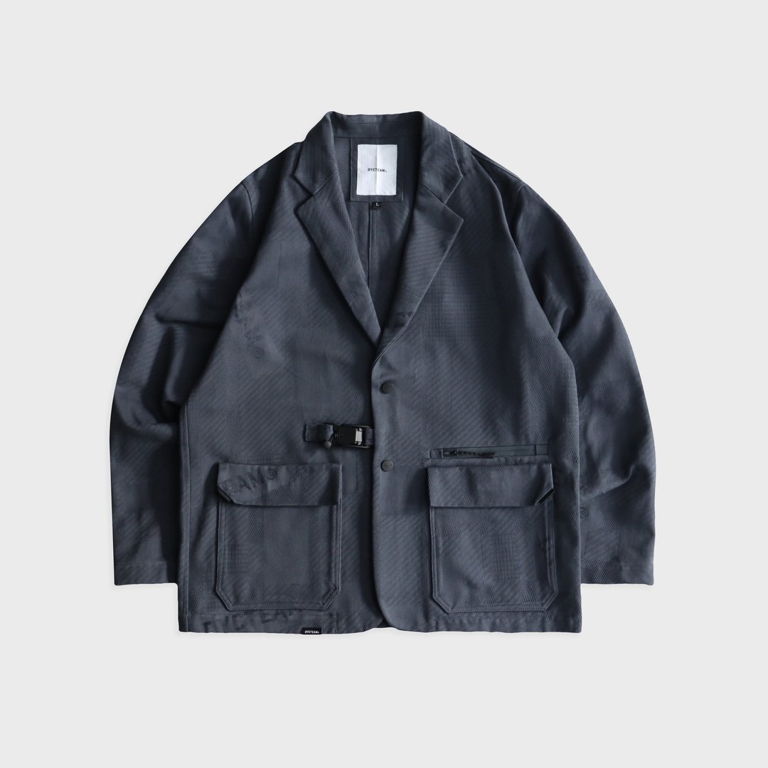 DYCTEAM - D-CODE Denim Jacquard Blazer - 男装西装外套 - 其他材质 蓝色