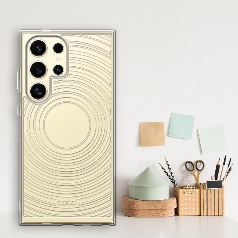 Samsung Galaxy S24/S23/S22系列 浮雕感防震双料手机壳-涟漪 - 手机壳/手机套 - 其他材质 多色