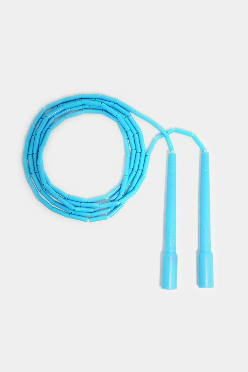 【J3】跳绳 节拍绳 拍子绳 3米 (长柄轻拍-天空蓝) - 运动/健身用品 - 塑料 