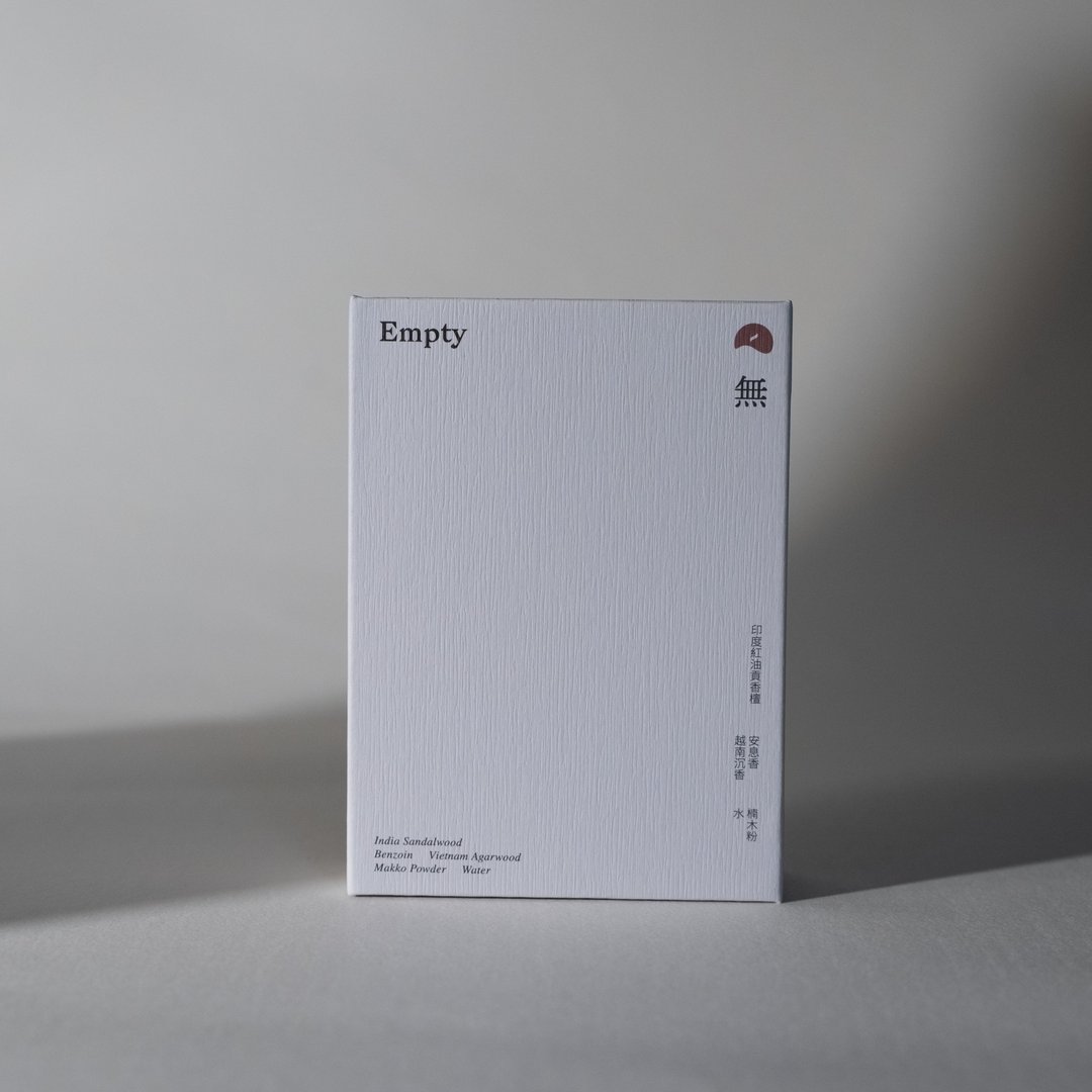 【香港线香】无 Empty、印度红油贡香檀 - 香薰/精油/线香 - 木头 白色