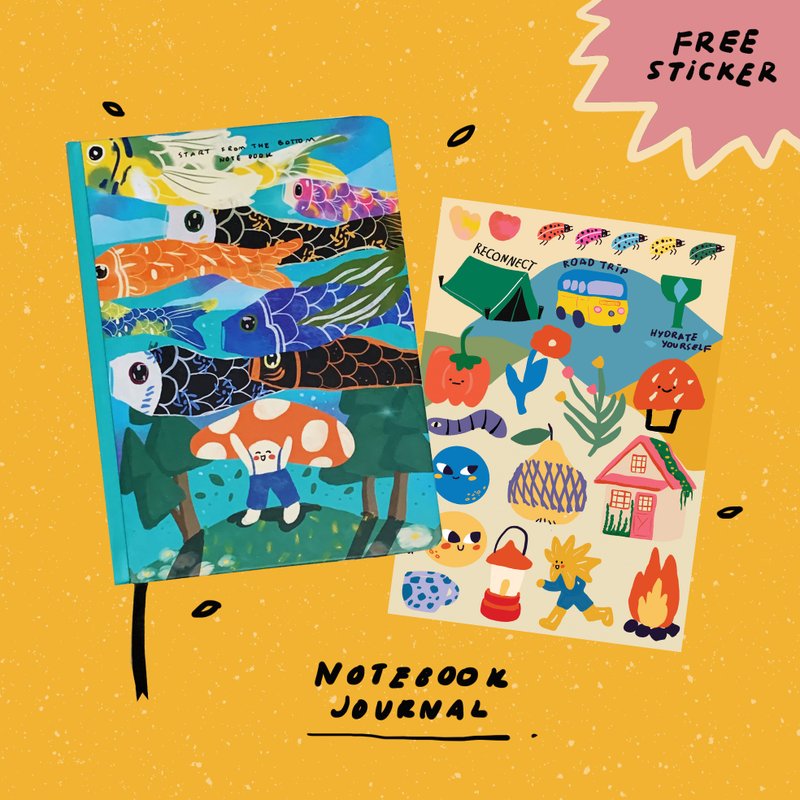 The Fortune Catcher Notebook Journal - 笔记本/手帐 - 纸 多色