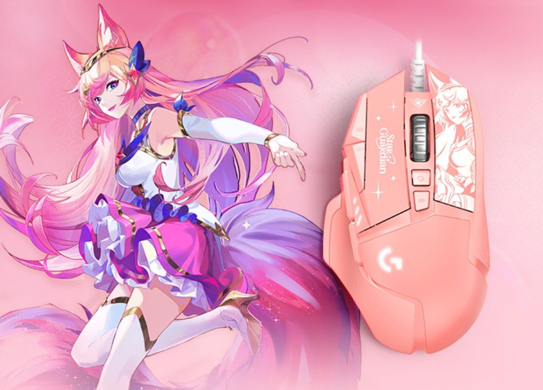 罗技 Logitech G G502 Hero 高效能游戏鼠标-星光战士版(阿璃) - 电脑配件 - 塑料 