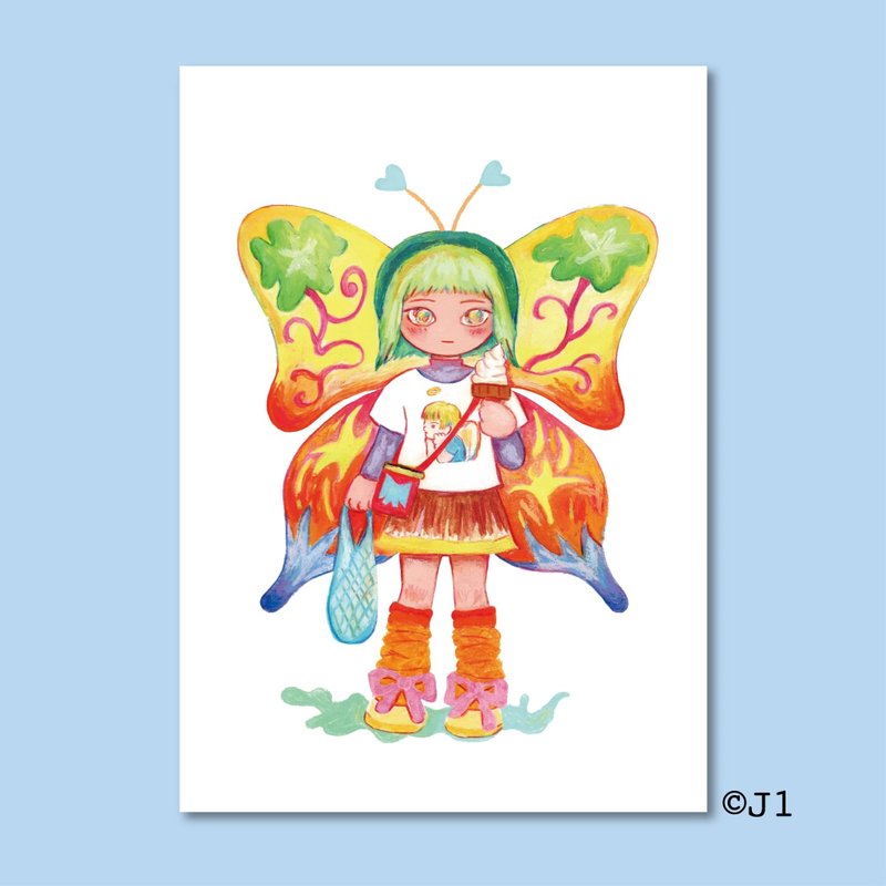 Ordinary Wings / BETTERFLY 系列海报 / 原创插画 / a4尺寸 - 海报/装饰画/版画 - 纸 