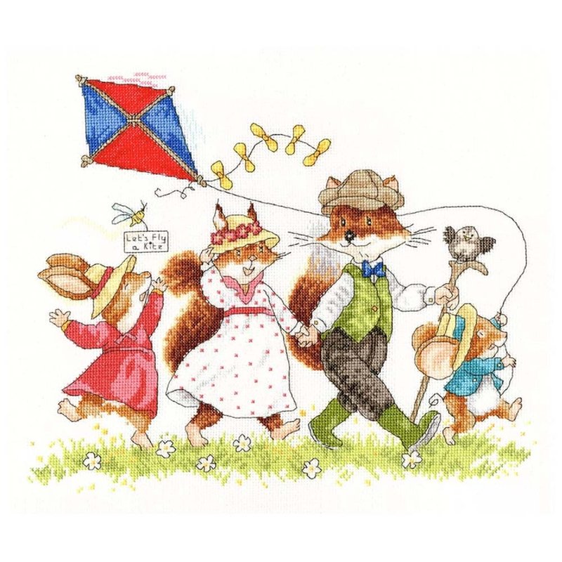 XBR1 - Bothy Threads 十字绣材料包 - 放风筝吧 - 编织/刺绣/羊毛毡/裁缝 - 其他材质 