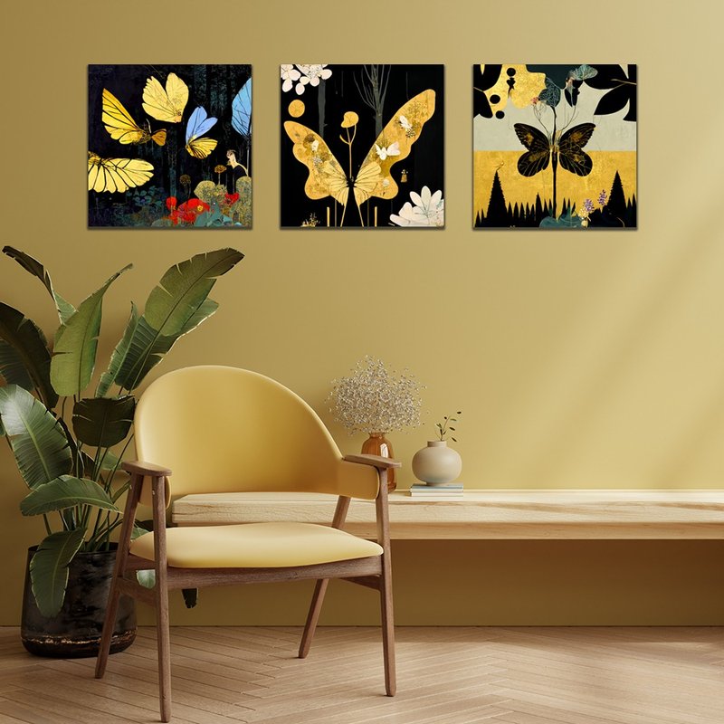 蝶舞系列-AI艺术 - 电子手绘真人画像/绘画/插画 - 其他材质 多色