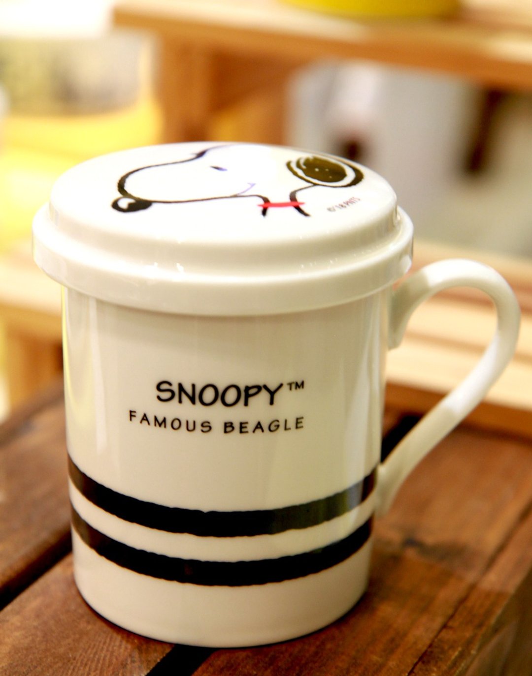 SNOOPY史努比-茶伴系列多功能杯(史努比) - 其他杯子 - 陶 白色