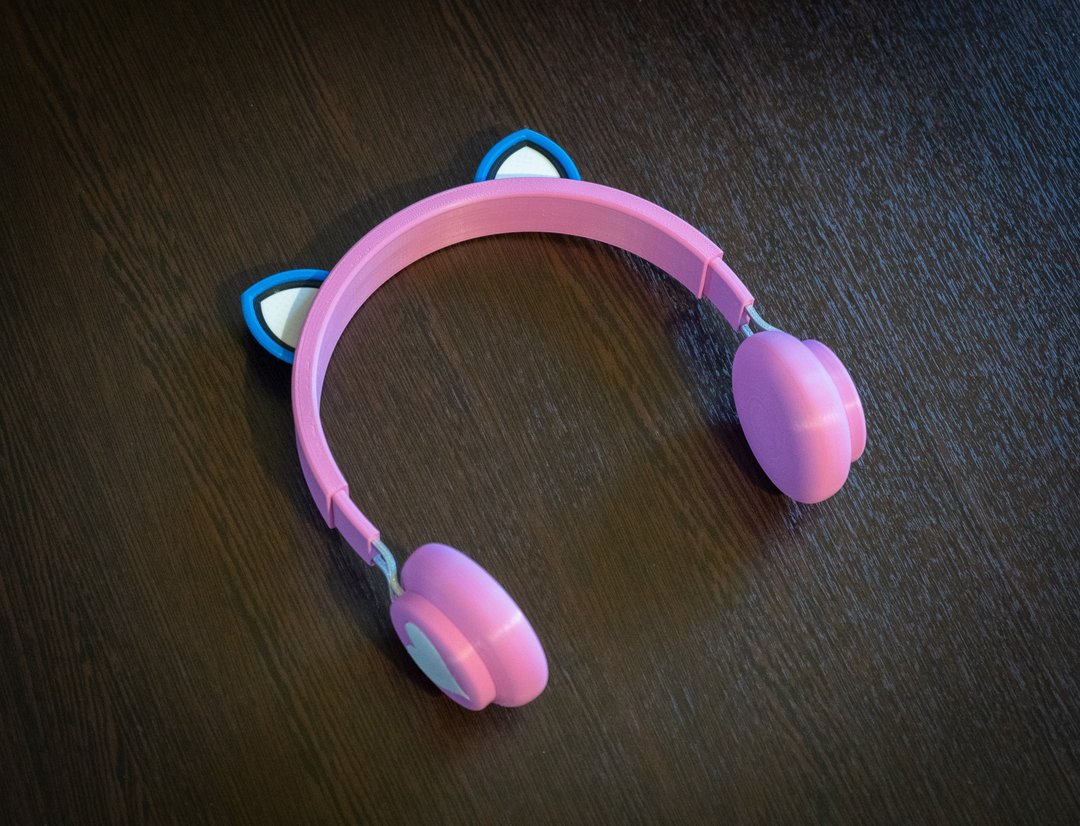 Feng Min Cosplay Headphones from Dead by Daylight - 发饰 - 塑料 粉红色