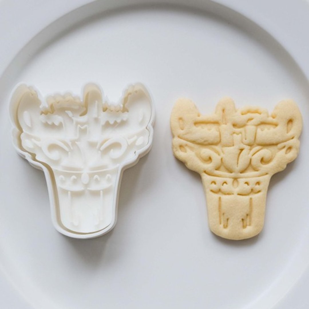 Jomon pottery (cookie cutter, cookie type) - 厨房用具 - 木头 