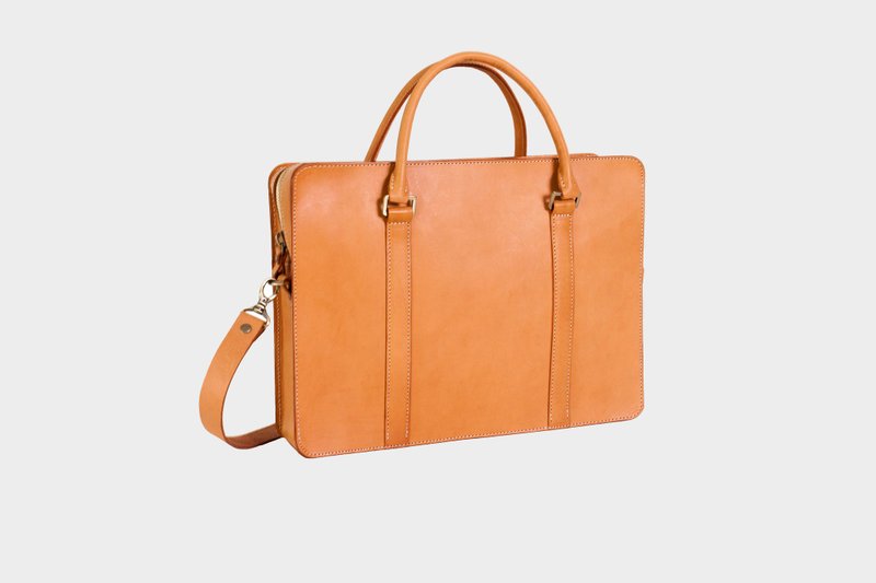 商务公文包 | 皮革订制 | 定制打字 | 随身收纳 - 公文包/医生包 - 真皮 