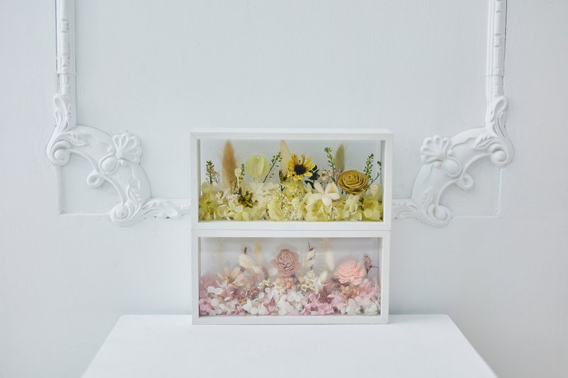 干燥索拉清新绿相框-粉色相框 - 植栽 - 植物．花 绿色