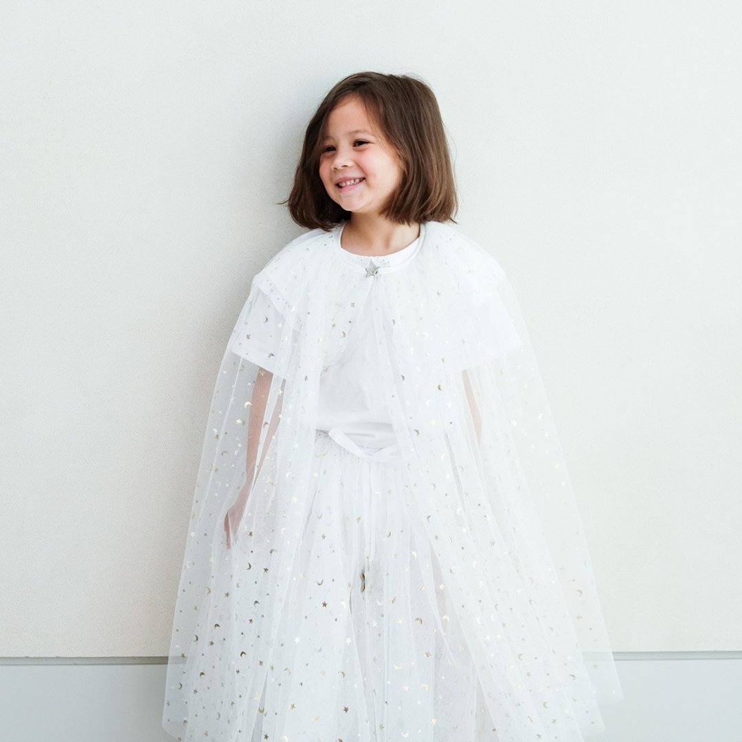 英国Mimi & Lula AW23_变装派对-雪白天使长版澎澎裙 - 婴儿饰品 - 聚酯纤维 