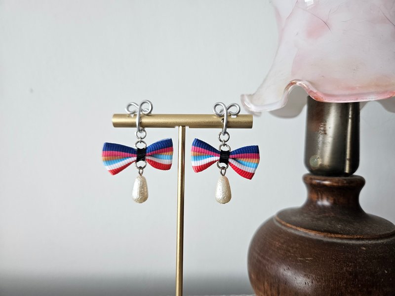 【彩结】~无痛耳夹、夹式耳环、耳钩 - 耳环/耳夹 - 其他材质 