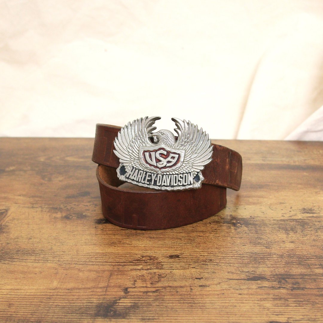 Back to Green-经典复古腰带  雷老鹰扣 bt-26 //vintage belt - 皮带/腰带 - 真皮 