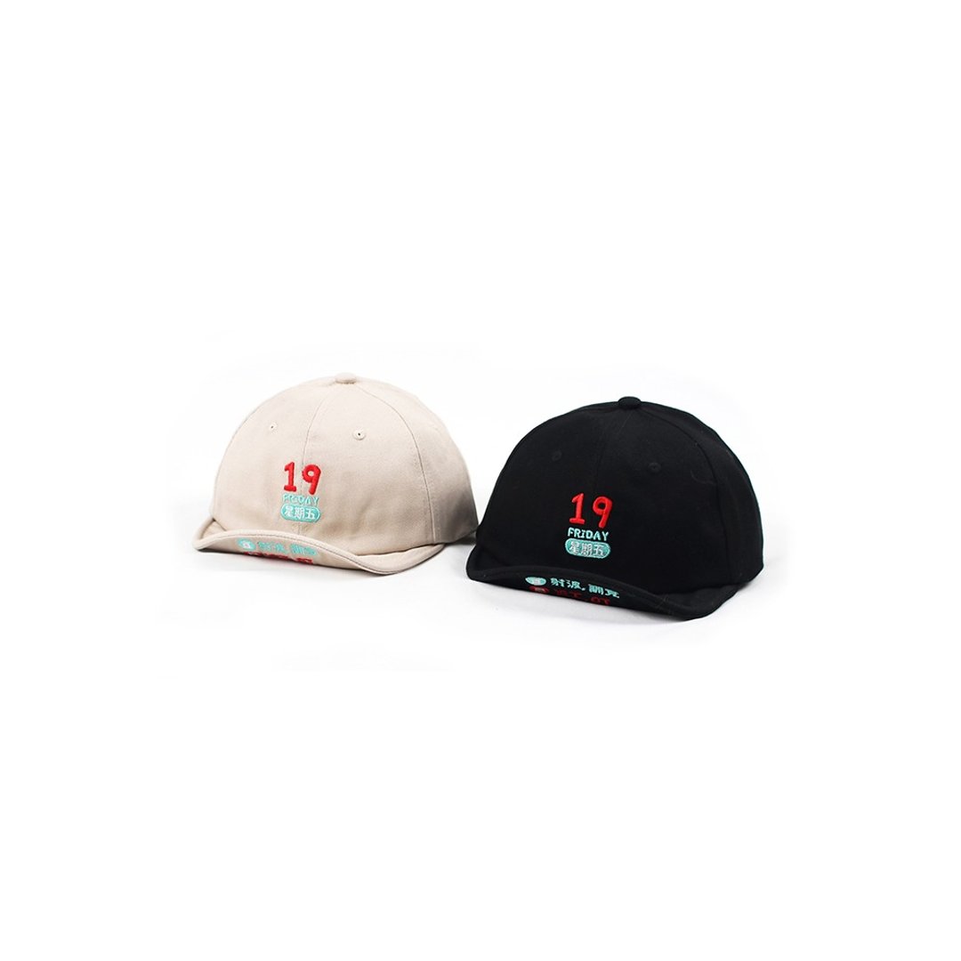 香港品牌 Calendar Ball Caps 日历宜忌 短帽沿 短檐帽  翻沿帽 - 帽子 - 棉 多色