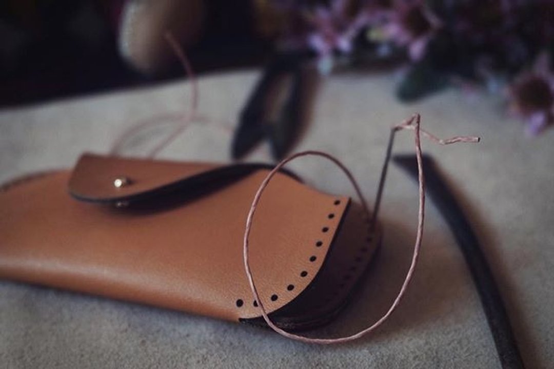 Landscape glasses case - 其他 - 人造皮革 蓝色