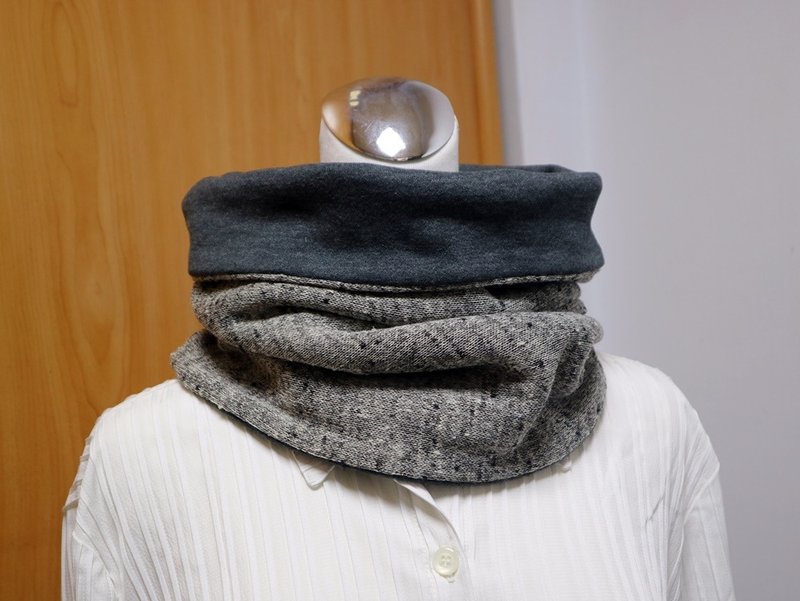 保暖围脖 短围巾 颈套 双面双色 男女均适用 - 围巾/披肩 - 其他材质 