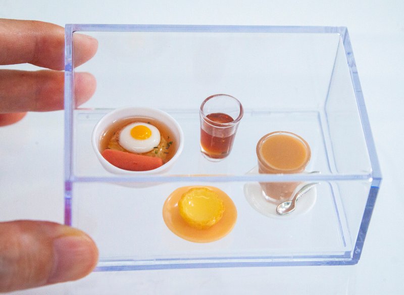 情人节礼物 1:6 缩小版茶餐厅 礼物 - 玩偶/公仔 - 粘土 橘色