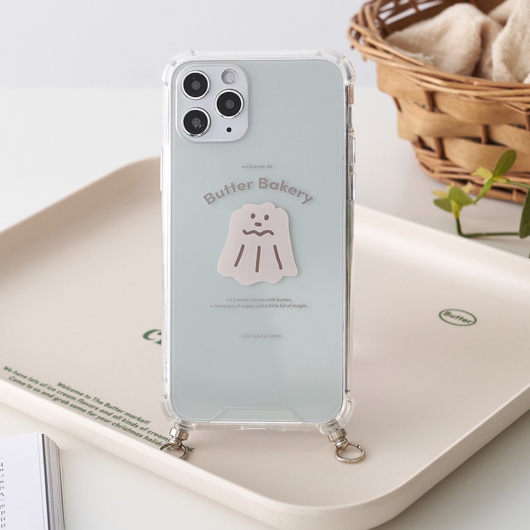 The Butters 可露露绳挂iPhone手机壳 - 手机壳/手机套 - 塑料 透明