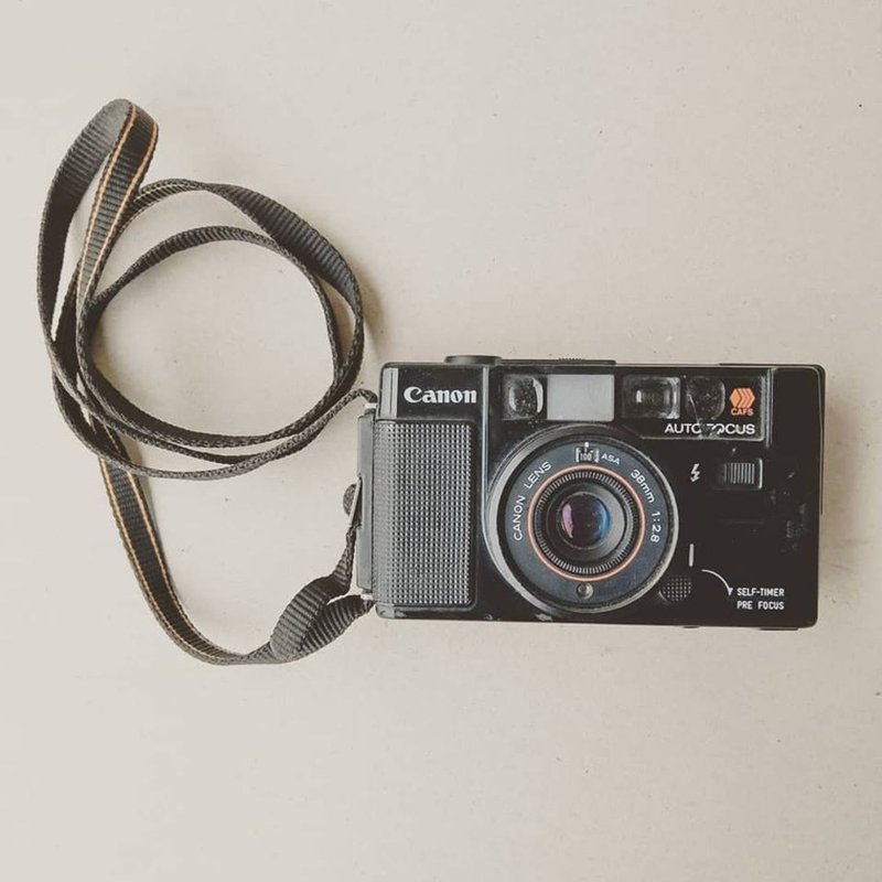 日本Canon AF35M 1979年代古董傻瓜相机 - 相机 - 其他材质 黑色