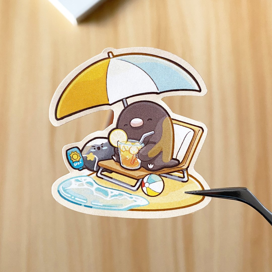 【插画贴纸】夏日系列 - 贴纸 - 纸 