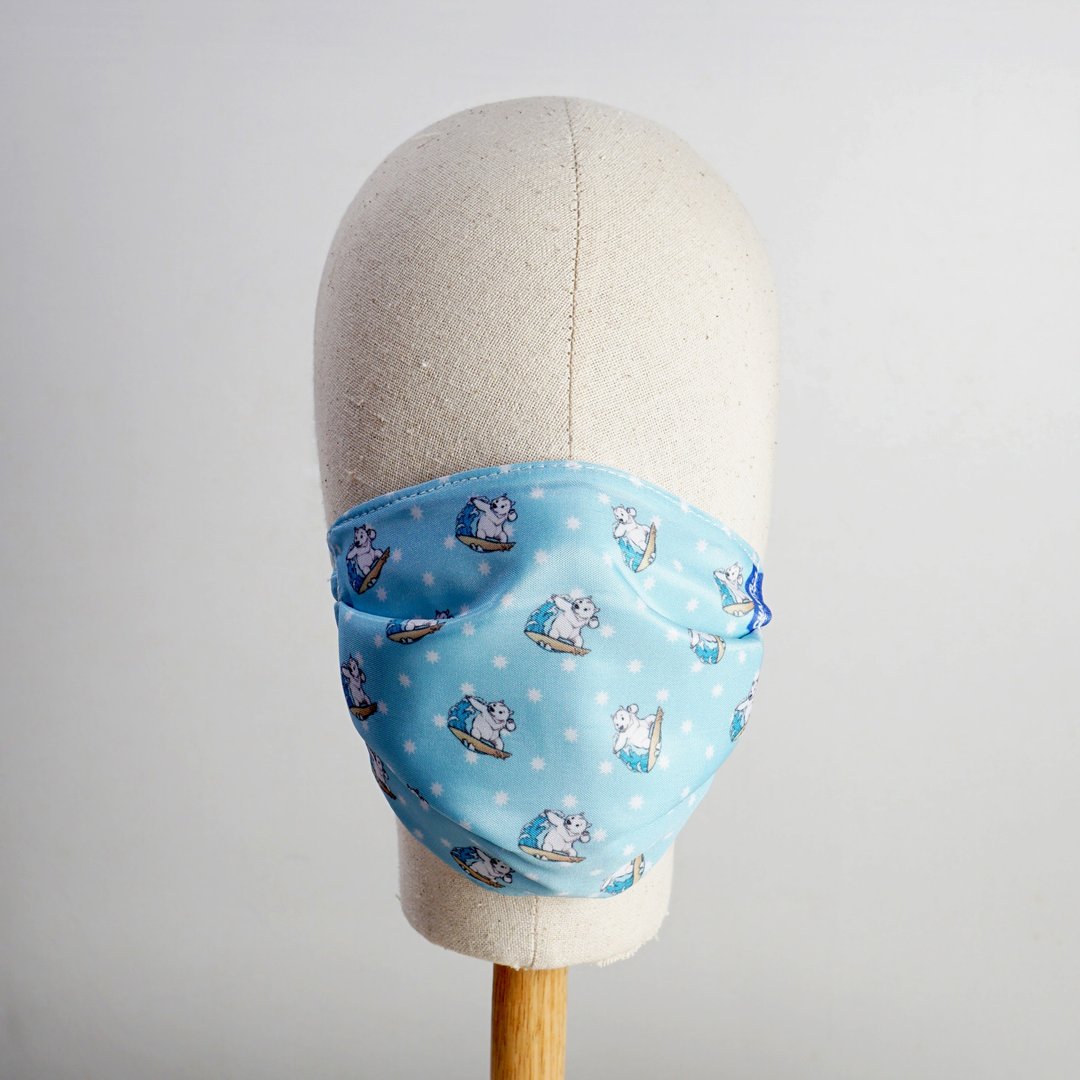 Polar Bear Salo Anti Droplet Fabric MASK layers Dust Protect  1 pc - 口罩 - 其他材质 白色